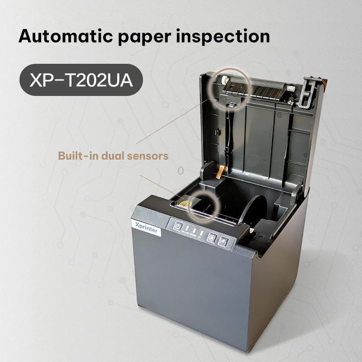Xprinter XPT202UA 58mm Thermal Barcode Label Printer, Type:USB(AU Plug)