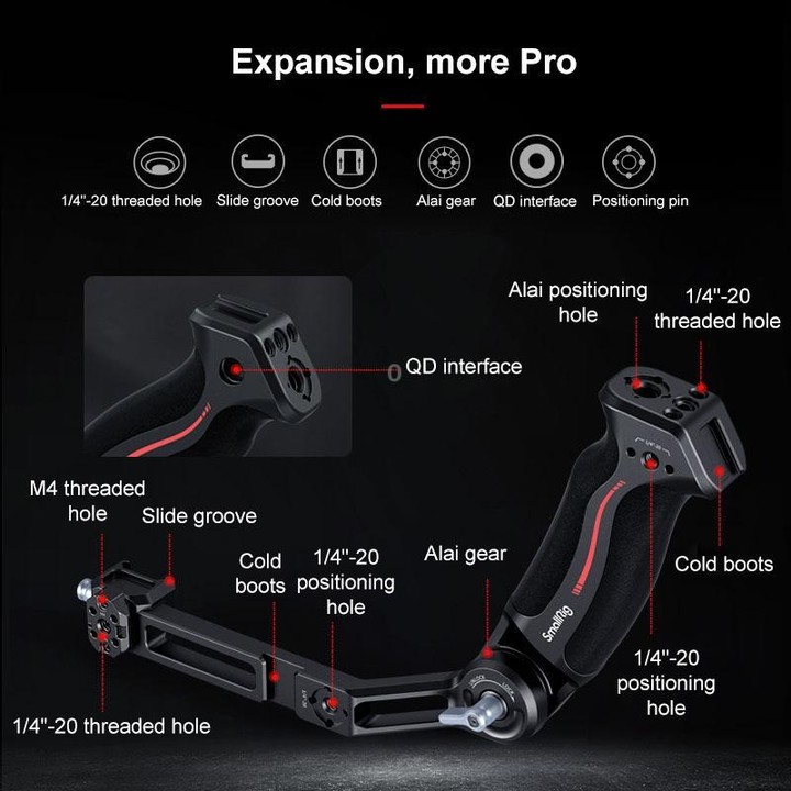 For DJI RS3 mini SmallRig Gimbal Mount Arca-Swiss Mount Plate