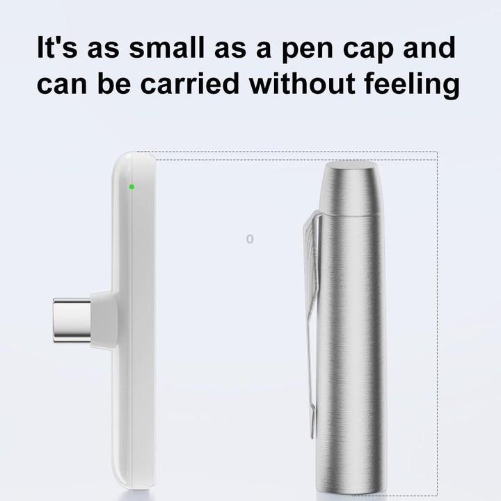 For Apple Pencil 2 Type-C Magnetic Charging Adapter(White)