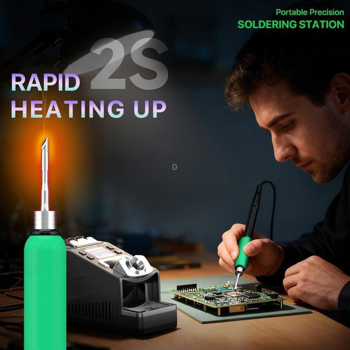 MECHANIC X60 Pro Portable Precision Soldering Station Compatible with 115 / 210 Soldering Handles, Plug:US Plug