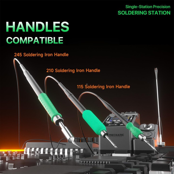 MECHANIC X200 Pro Pen-Style Smart Temperature-Adjustable Soldering Station, Plug:US Plug