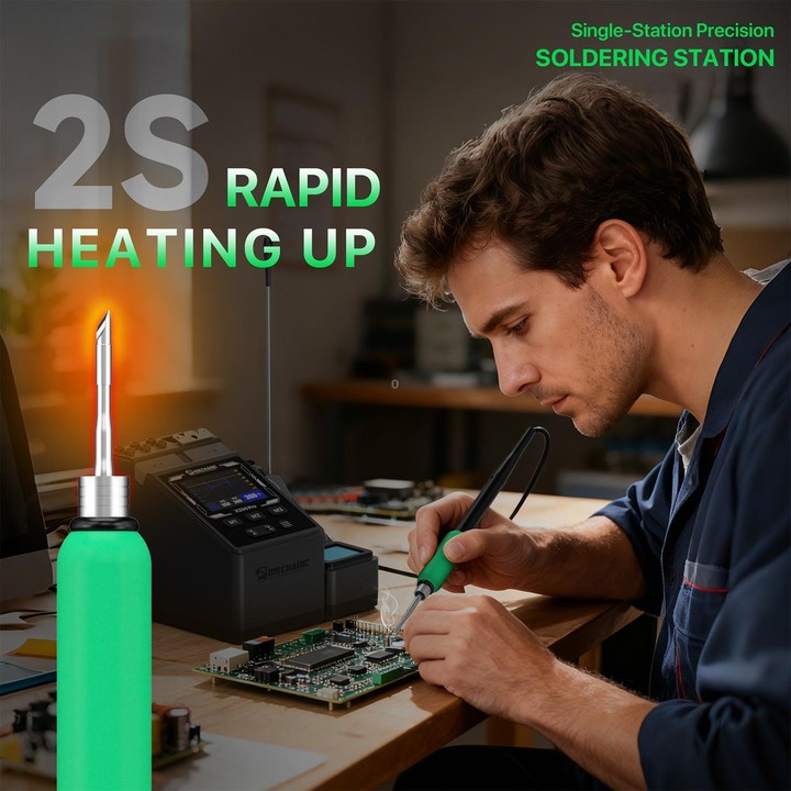 MECHANIC X200 Pro Pen-Style Smart Temperature-Adjustable Soldering Station, Plug:US Plug
