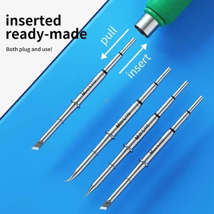 MaAnt C-115 Series Efficient Heat Conduction Lead-free Soldering Iron Tips for T210 / T26 Handles, Model:K 112