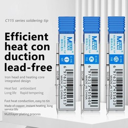 MaAnt C-115 Series Efficient Heat Conduction Lead-free Soldering Iron Tips for T210 / T26 Handles, Model:IS 118