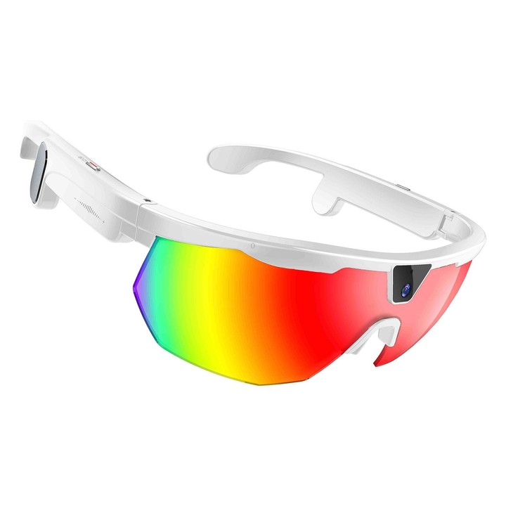 W640 8MP Cycling Smart AI Sports Glasses, Six-axis Image Stabilization, Wi-Fi, Touch Control, Dual Mic Noise Reduction, AI Trans