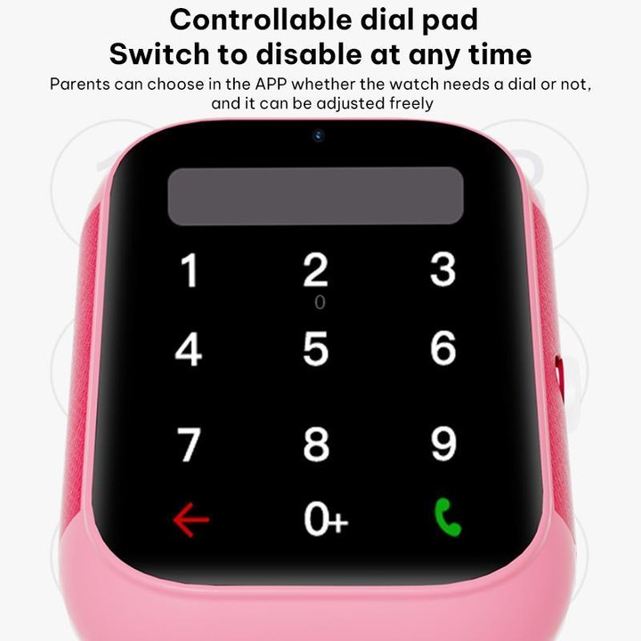 FA96 1.57-inch Screen 4G Network GPS Tracking Kids Smart Watch(Pink)