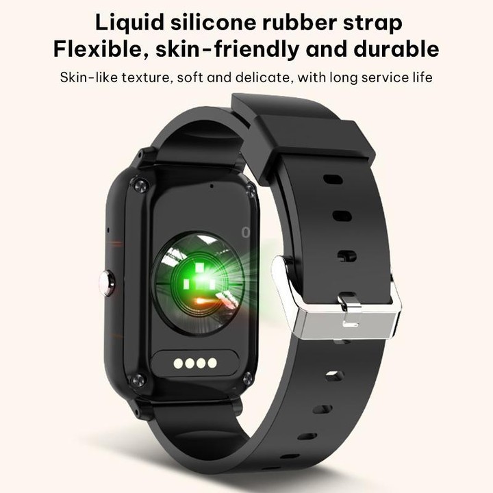 FA96S 1.0-inch Screen 4G Network GPS Tracking Elderly Care Smart Watch, Model:American Version(Black)