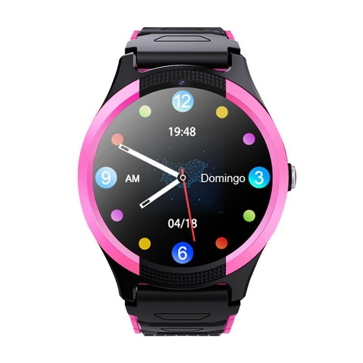 FA103 1.28-inch Screen 4G Network GPS Tracking Kids Smart Watch(Pink)