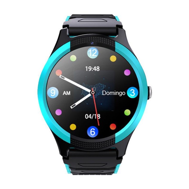 FA103 1.28-inch Screen 4G Network GPS Tracking Kids Smart Watch(Cyan)