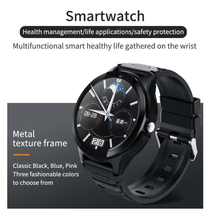 FA103 1.28-inch Screen 4G Network GPS Tracking Kids Smart Watch(Cyan)