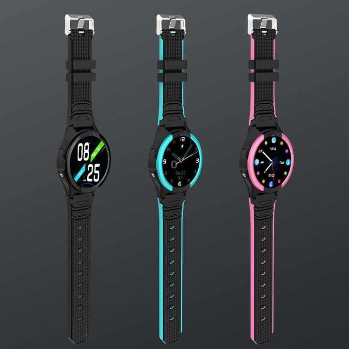 FA103 1.28-inch Screen 4G Network GPS Tracking Kids Smart Watch(Cyan)