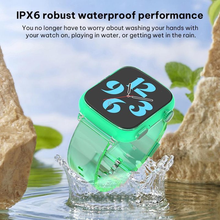 FA100 1.83-inch Screen 4G Network GPS Tracking Kids Smart Watch with Flashing Light(Black)