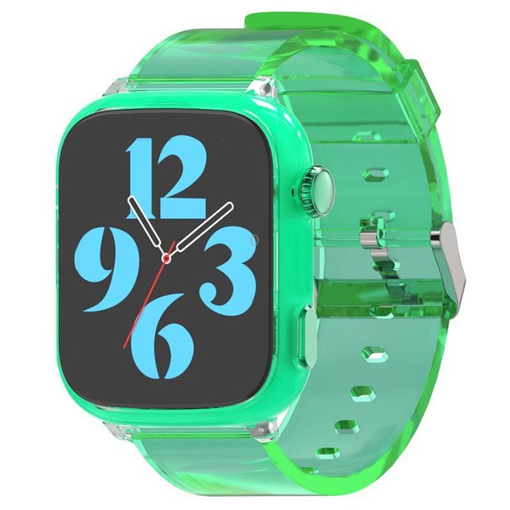 FA100 1.83-inch Screen 4G Network GPS Tracking Kids Smart Watch with Flashing Light(Green)