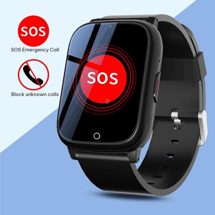 FA83 1.69-inch Screen 4G Network GPS Tracking Kids Smart Watch, Model:Eurasia-Africa Version(Black)