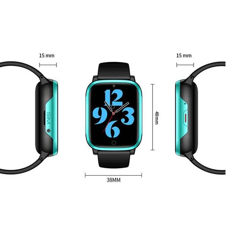 FA83 1.69-inch Screen 4G Network GPS Tracking Kids Smart Watch, Model:American Version(Green)