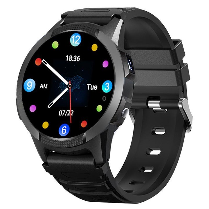 FA56 1.28-inch Screen 4G Network GPS Tracking Kids Smart Watch, Model:Eurasia-Africa Version(Black)