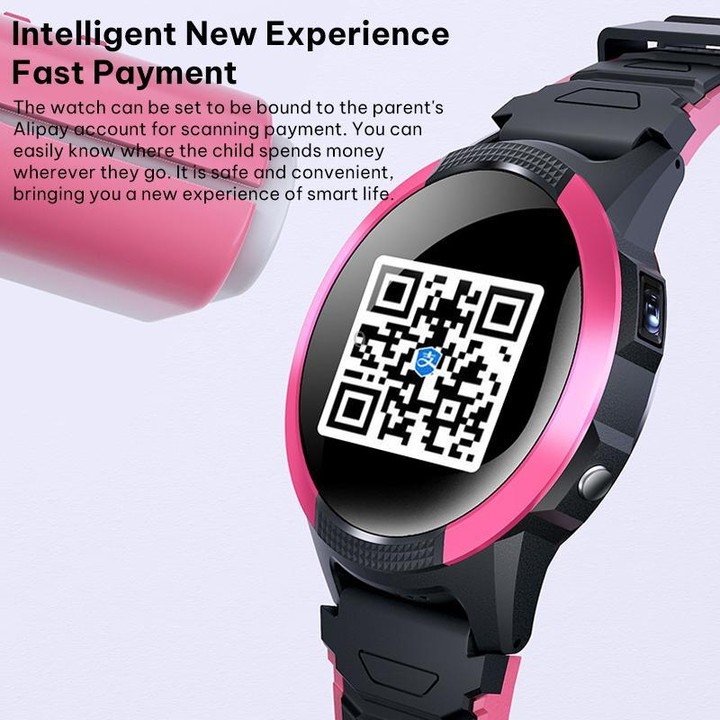 FA56 1.28-inch Screen 4G Network GPS Tracking Kids Smart Watch, Model:Eurasia-Africa Version(Blue)