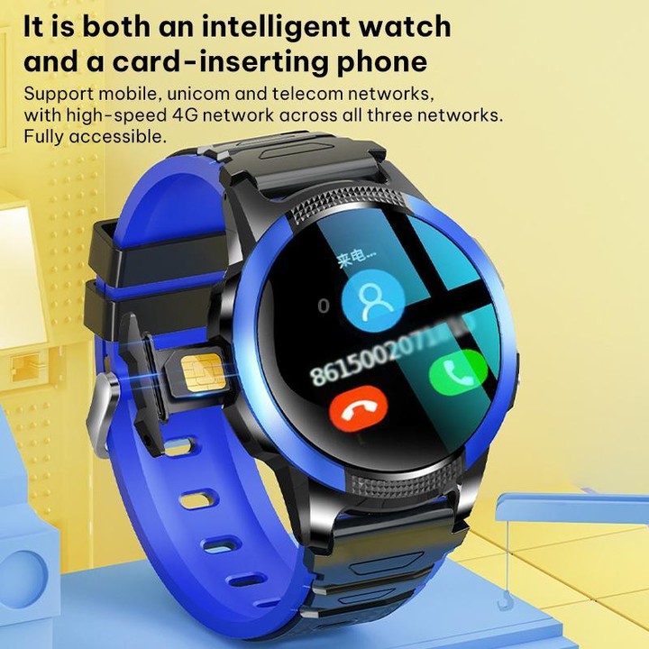 FA56 1.28-inch Screen 4G Network GPS Tracking Kids Smart Watch, Model:American Version(Rose Red)
