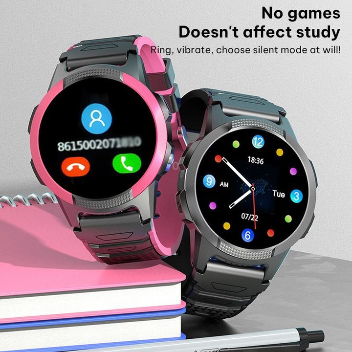 FA56 1.28-inch Screen 4G Network GPS Tracking Kids Smart Watch, Model:American Version(Green)