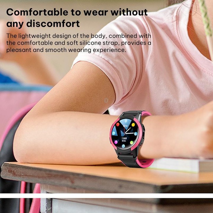 FA56 1.28-inch Screen 4G Network GPS Tracking Kids Smart Watch, Model:American Version(Green)