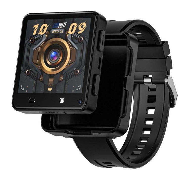 LOKMAT APPLLP 2 Max 4G Smart Watch, 2.64 inch MTK6761 Quad Core, 4GB+64GB, Android 11.0, GPS, Video Call(Black)