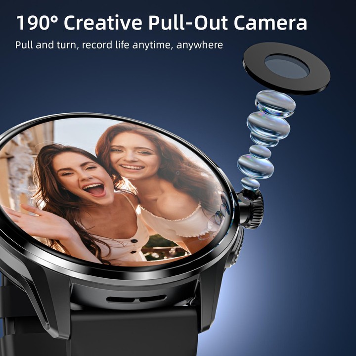 LOKMAT APPLLP 3 4G Smart Watch, 1.6 inch SC8541E Quad Core, 3GB+32GB, Android 8.1, GPS, Heart Rate(Gold)
