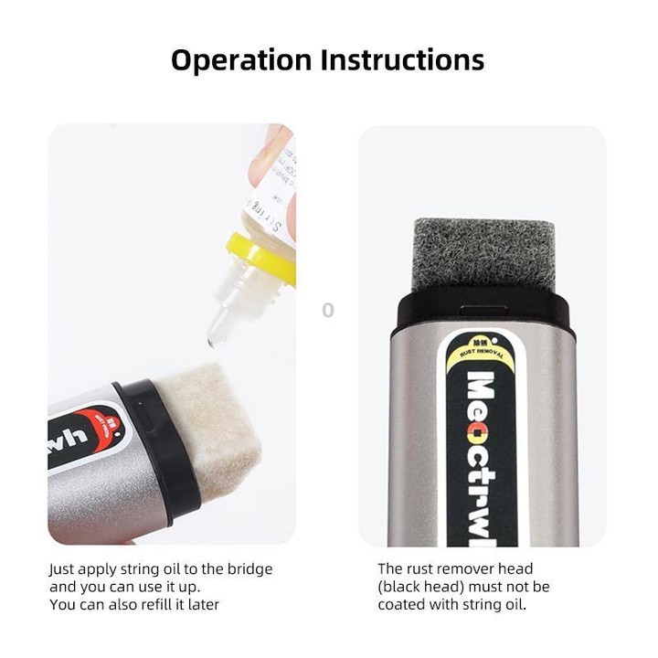Guitar Strings Derusting Brush Pen(Black)