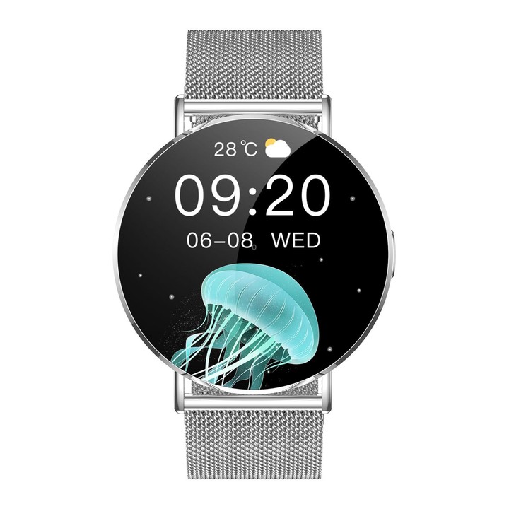 QS05 1.32 inch BT5.3 Sports Smart Watch, Support Sleep / Heart Rate / Blood Oxygen / Blood Pressure Health Monitor(Silver)