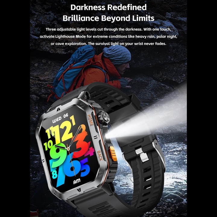 QS39 2.01 inch BT5.3 Sports Smart Watch, Support Voice Call / Sleep / Heart Rate / Blood Oxygen / Blood Pressure Health Monitor(