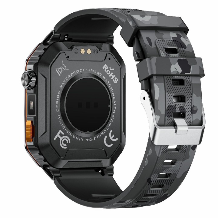QS39 2.01 inch BT5.3 Sports Smart Watch, Support Voice Call / Sleep / Heart Rate / Blood Oxygen / Blood Pressure Health Monitor(