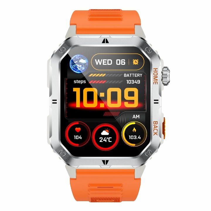 QS39 2.01 inch BT5.3 Sports Smart Watch, Support Voice Call / Sleep / Heart Rate / Blood Oxygen / Blood Pressure Health Monitor(
