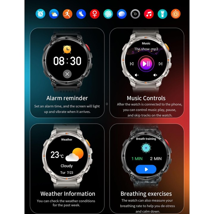 QS10 1.7 inch BT5.2 Sports Smart Watch, Support Sleep / Heart Rate / Blood Pressure Health Monitor(Silver)