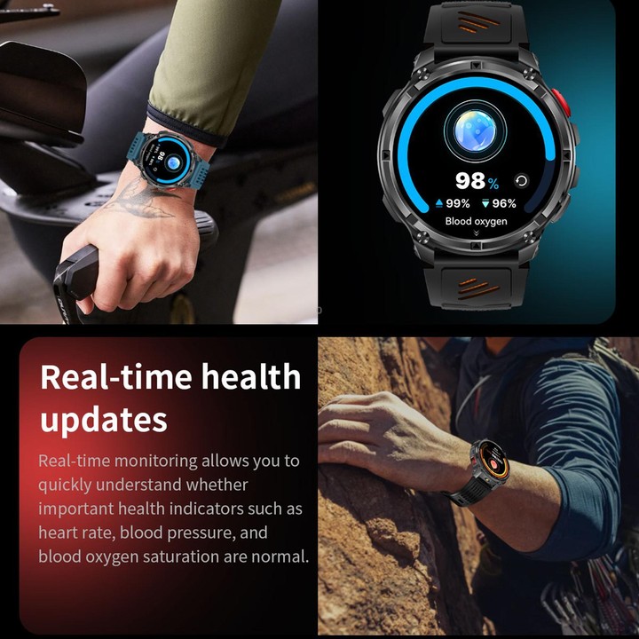 QS10 1.7 inch BT5.2 Sports Smart Watch, Support Sleep / Heart Rate / Blood Pressure Health Monitor(Black)