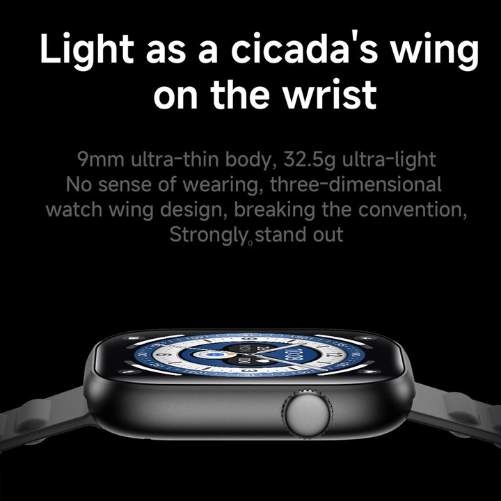 QS12 1.83 inch BT5.3 Sports Smart Watch, Support Sleep / Heart Rate / Blood Oxygen Health Monitor(Blue)