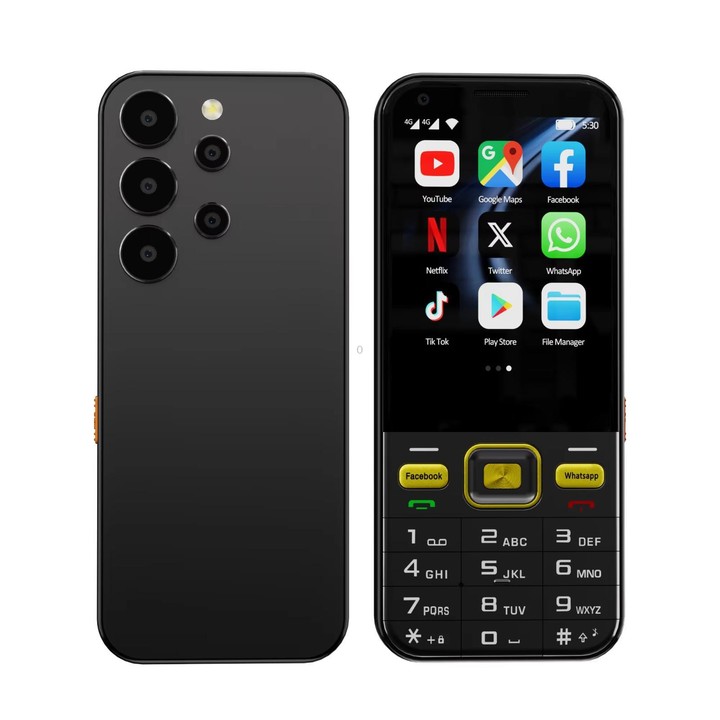 A001 / 25MP, 2GB+16GB, 2.8 inch Android 8.1 MTK6737 Quad Core, Network: 4G, Dual SIM(Black)
