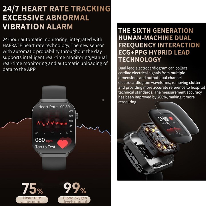 QS21 2.2 inch BT5.3 Sports Smart Watch, Support Sleep / Heart Rate / Blood Oxygen / Blood Pressure / HRV Health Monitor(Pink)
