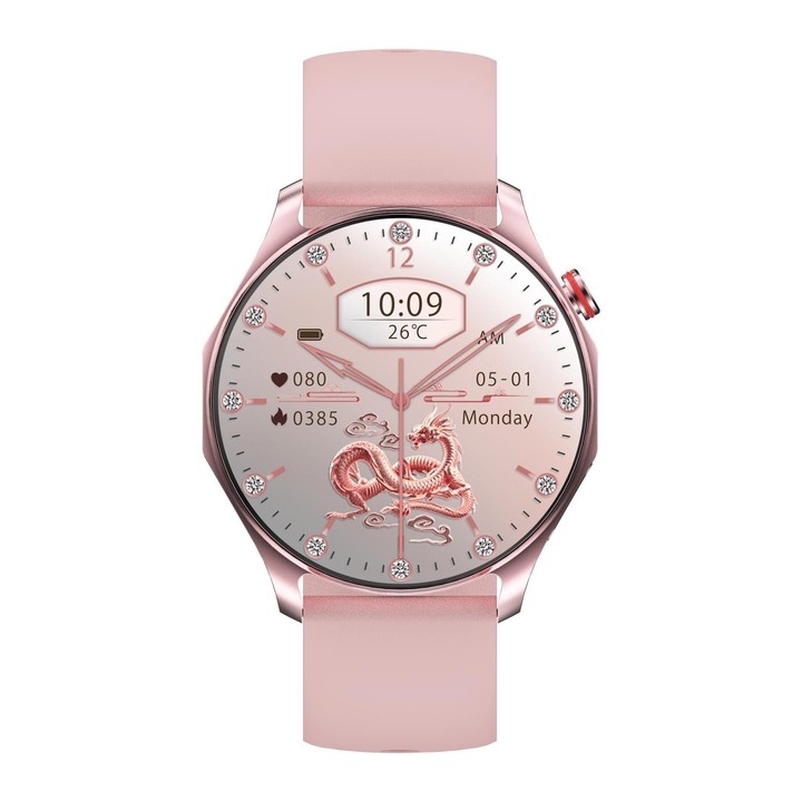 QS25 1.43-inch IPS Display Smart Sports Watch Supports Bluetooth Calling & Health Management(Pink)