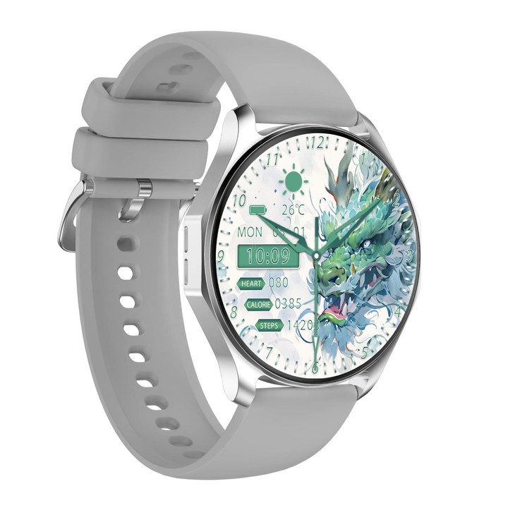 QS25 1.43-inch IPS Display Smart Sports Watch Supports Bluetooth Calling & Health Management(Grey)