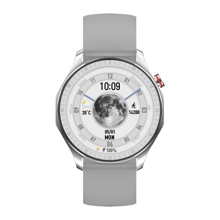 QS25 1.43-inch IPS Display Smart Sports Watch Supports Bluetooth Calling & Health Management(Grey)