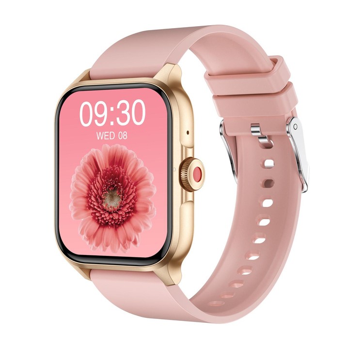 QX15 1.85-inch TFT Display Smart Sports Watch Built-in Heart Rate Monitor(Pink)