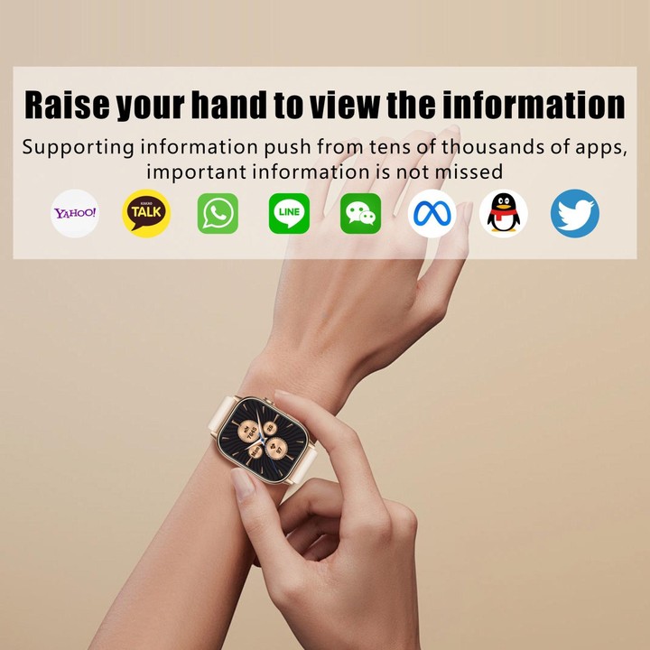 QX17 2.01-inch IPS Display Outdoor Sports Smart Watch Built-in GPS / Compass(Rose Gold)