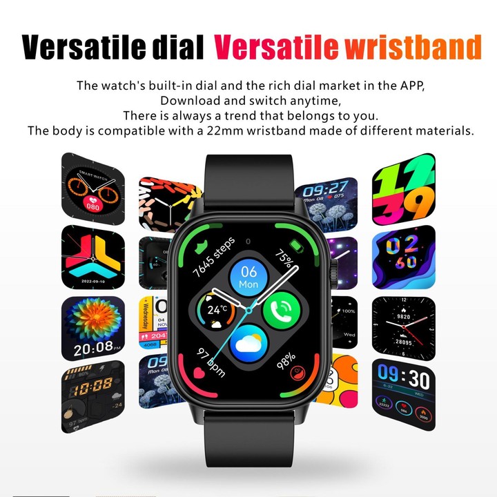 QX17 2.01-inch IPS Display Outdoor Sports Smart Watch Built-in GPS / Compass(Rose Gold)
