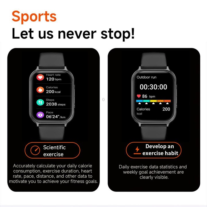 T15 1.83-inch TFT Display IP67 Smart Sports Watch Built-in Health Monitoring(Rose Gold)