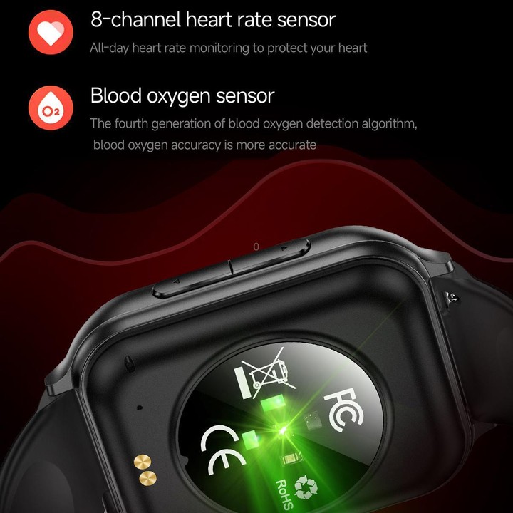 T15 1.83-inch TFT Display IP67 Smart Sports Watch Built-in Health Monitoring(Rose Gold)
