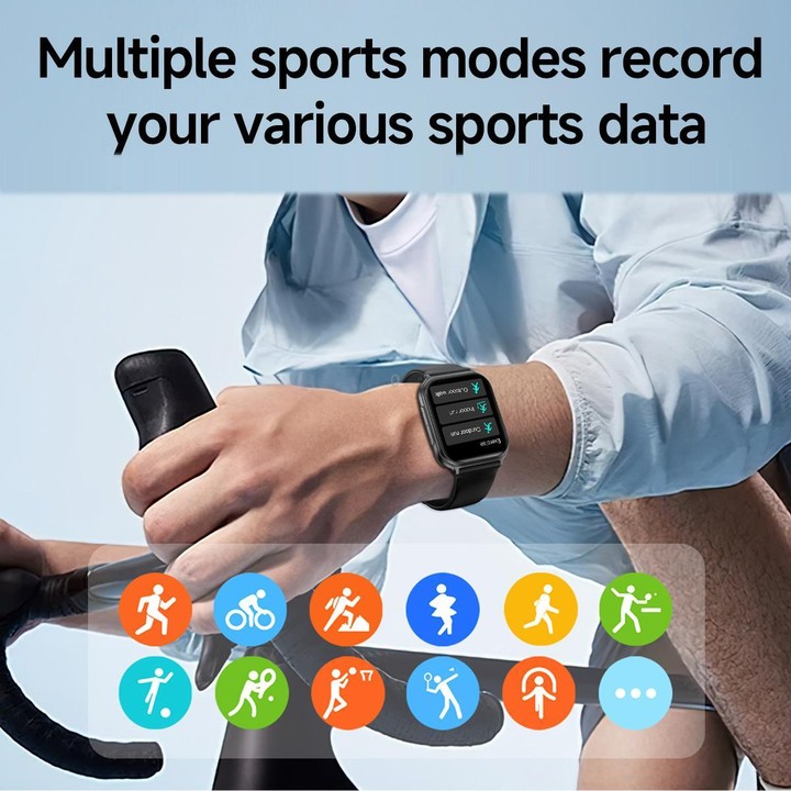 T15 1.83-inch TFT Display IP67 Smart Sports Watch Built-in Health Monitoring(Rose Gold)