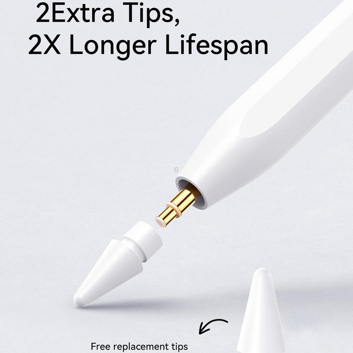 JOYROOM JR-X9S PRO Active Magnetic Capacitive Pen For iPad Series(White)