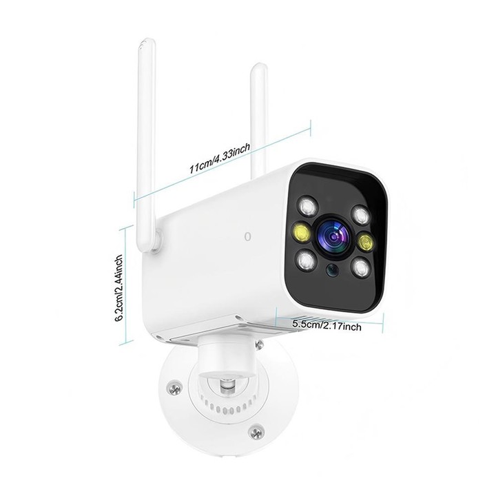 K20 1080P HD Outdoor PTZ Security Bullet Surveillance Camera(White)