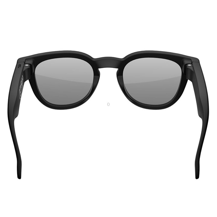 MT3 8MP Smart AI Glasses, WiFi, Touch Control, BT Call(Matte Black Frame Sunglasses + Clear Lens)