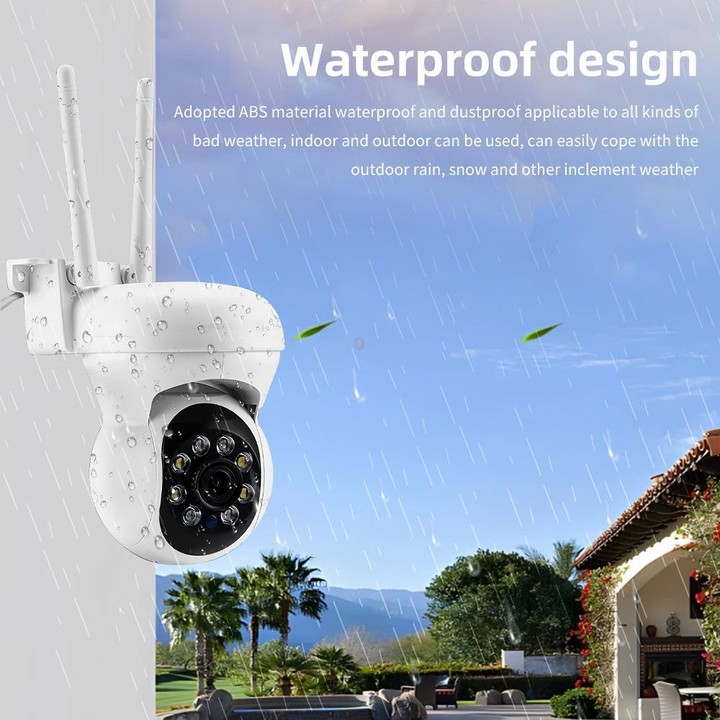 K21 1080P 360-degree Panoramic Waterproof Surveillance Camera(White)