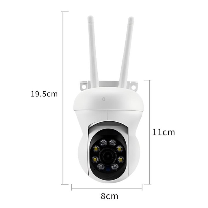 K21 1080P 360-degree Panoramic Waterproof Surveillance Camera(White)